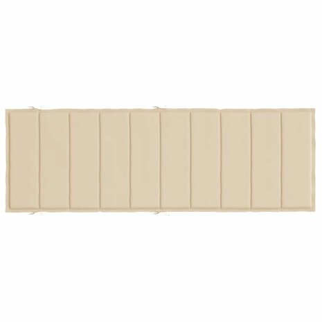 Ligbedkussen 186x58x3 cm oxford stof beige 5
