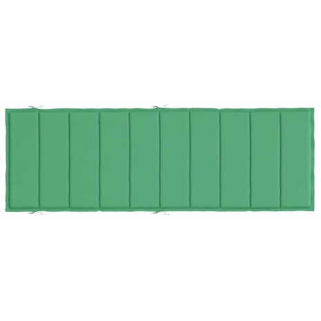 Ligbedkussen 186x58x3 cm oxford stof groen 4