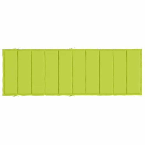 Ligbedkussen 186x58x3 cm oxford stof heldergroen 5