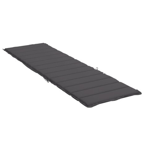 Ligbedkussen 200x50x3cm oxford stof antracietkleurig 4