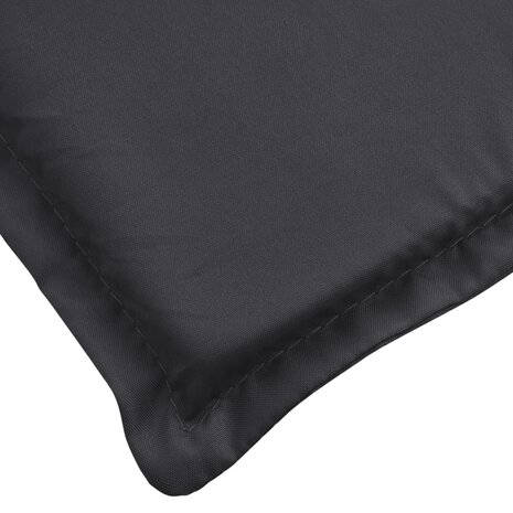Ligbedkussen 200x70x3 cm oxford stof zwart 6