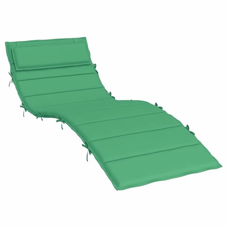 Ligbedkussen 180x60x3 cm oxford stof groen 2