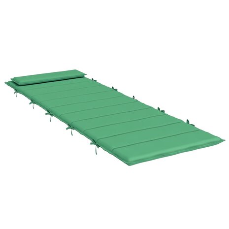 Ligbedkussen 180x60x3 cm oxford stof groen 4
