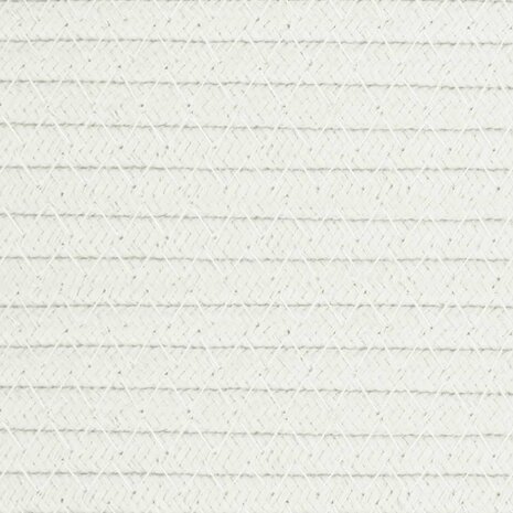 Wasmand Ø 60x36 cm katoen bruin en wit 8
