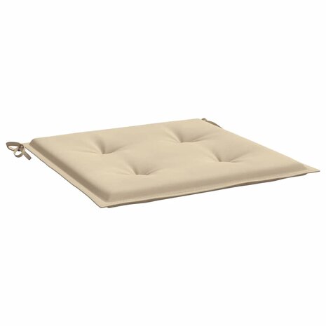 Tuinstoelkussens 4 st 50x50x3 cm oxford stof beige 5