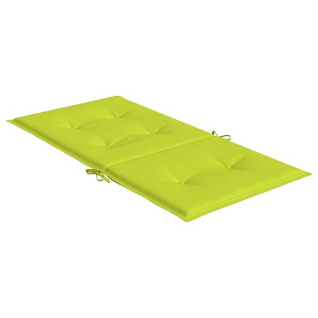 Tuinstoelkussens 2 st 100x50x3 cm oxford stof heldergroen 6