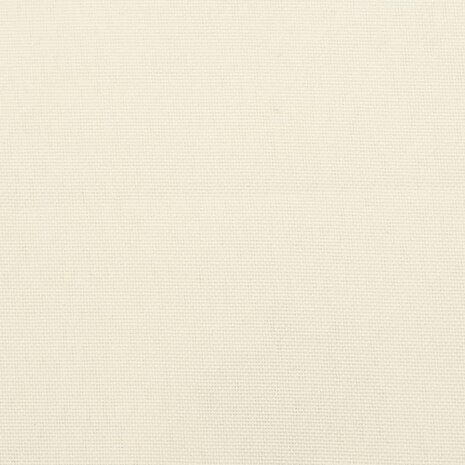 Stoelkussens 2 st 40x40x7 cm stof crèmewit 8