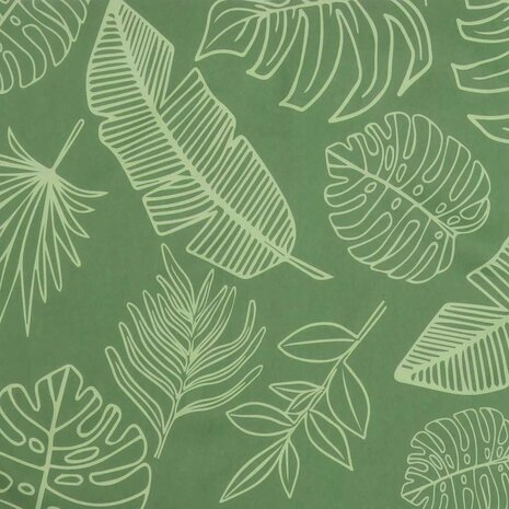 Stoelkussens 2 st bladpatroon 40x40x3 cm stof 8