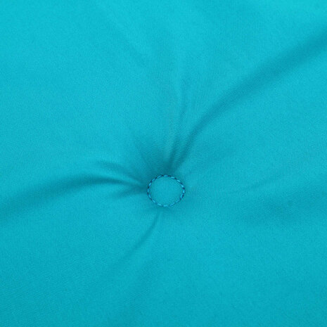 Tuinstoelkussens 2 st 50x50x3 cm stof turquoise 7