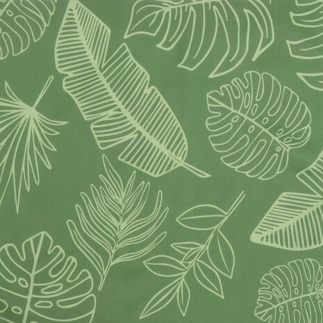 Stoelkussens 2 st bladpatroon 50x50x7 cm stof 8