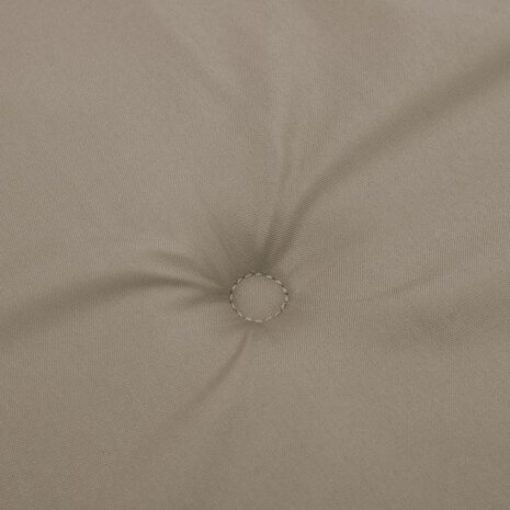 Tuinstoelkussens lage rug 2 st 100x50x3 cm oxford stof taupe 8