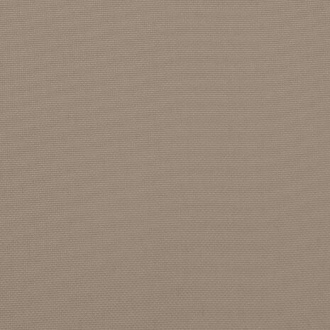 Tuinstoelkussens lage rug 2 st 100x50x3 cm oxford stof taupe 9