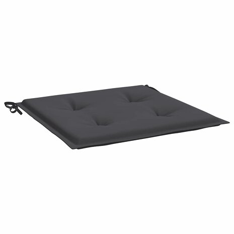 Tuinstoelkussens 4 st 40x40x3 cm oxford stof antracietkleurig 5