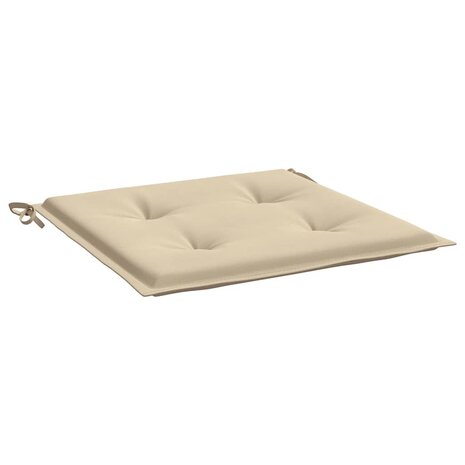Tuinstoelkussens 2 st 50x50x3 cm oxford stof beige 5