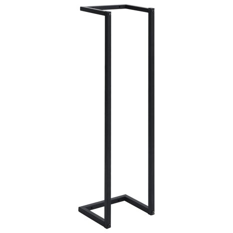 Handdoekenrek 25x20x95 cm ijzer zwart 2