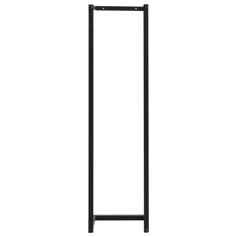 Handdoekenrek 25x20x95 cm ijzer zwart 3