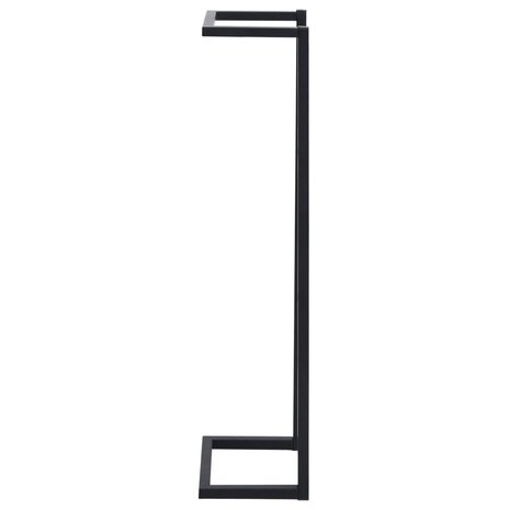 Handdoekenrek 25x20x95 cm ijzer zwart 4