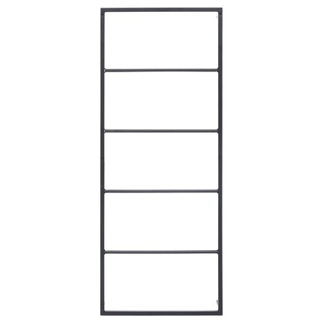 Handdoekenrek 45x10x115 cm staal zwart 3