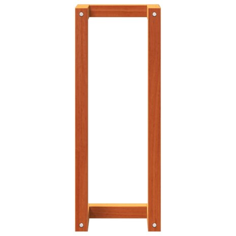 Handdoekenrek 23x18x60 cm massief grenenhout wasbruin 5