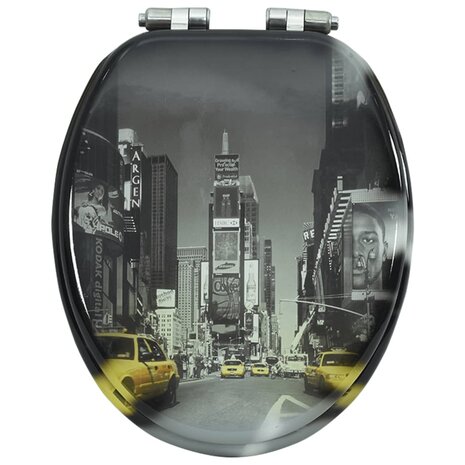 Toiletbril met soft-close deksel New York MDF 5