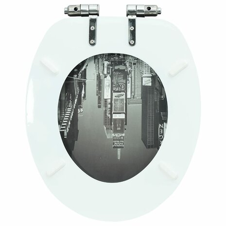 Toiletbril met soft-close deksel New York MDF 7