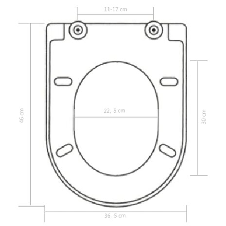 Toiletbril soft-close met quick-release ontwerp wit 9
