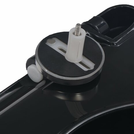 Toiletbril soft-close met quick-release ontwerp zwart 7