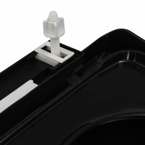 Toiletbril soft-close met quick-release ontwerp zwart 7
