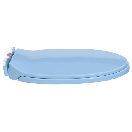 Toiletbril soft-close en quick-release ovaal blauw 5