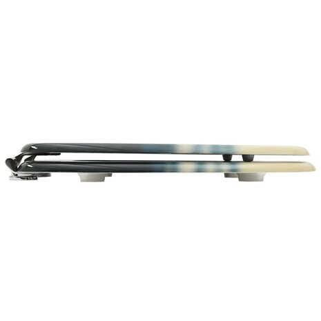 Toiletbril met deksel strand MDF 4