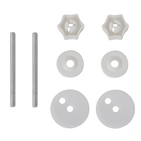 Toiletbril met soft-closedeksel 2 st MDF wit 8