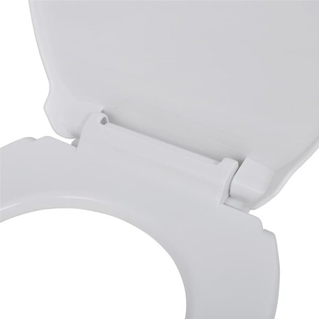 Toiletbrillen met soft-close deksels 2 st kunststof wit 5