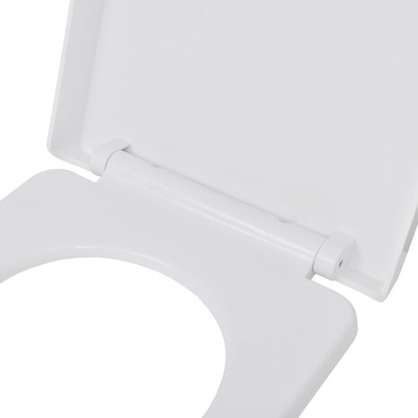 Toiletbrillen met soft-close deksels 2 st kunststof wit 6