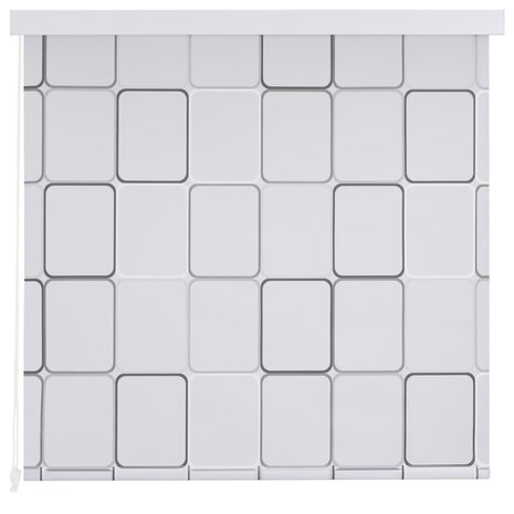 Rolgordijn voor douche 80x240 cm vierkant 2