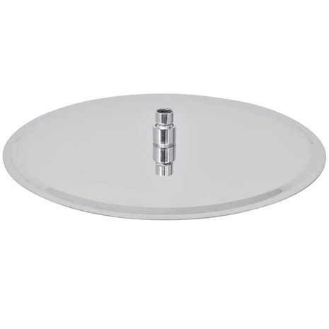 Regendouchekop roestvrij staal 40cm rond 3
