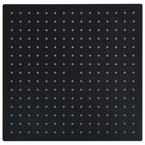 Regendouchekop vierkant 40x40 cm roestvrij staal zwart 2