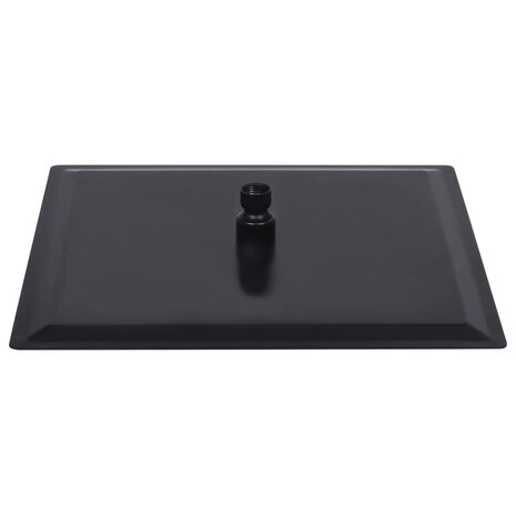 Regendouchekop vierkant 40x40 cm roestvrij staal zwart 4