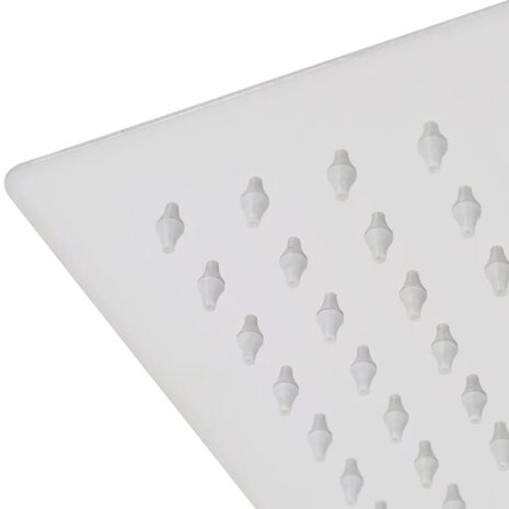 Regendouchekoppen 2 st 20x20 cm roestvrij staal 5