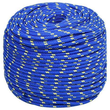 Boot touw 6 mm 50 m polypropyleen blauw 2