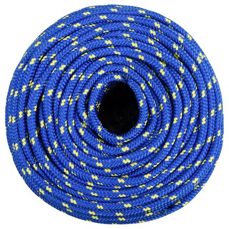 Boot touw 6 mm 50 m polypropyleen blauw 3