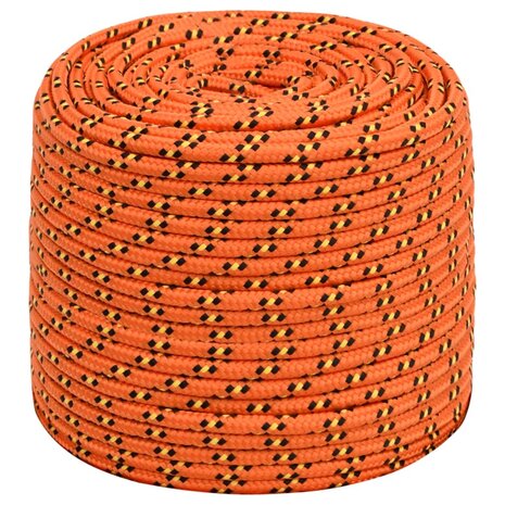 Boottouw 6 mm 50 m polypropyleen oranje 2