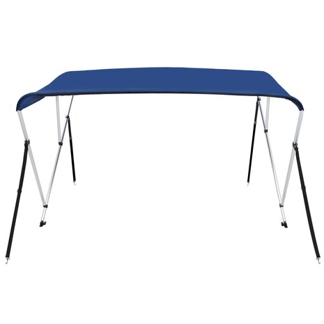 Biminitop 3-boogs 183x140x137 cm blauw 4