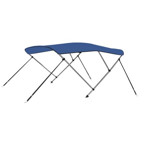 Biminitop 3-boogs 183x196x137 cm blauw 1