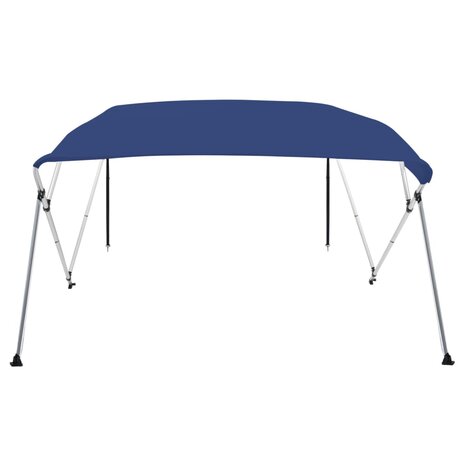 Biminitop 4-boogs 243x196x137 cm blauw 2