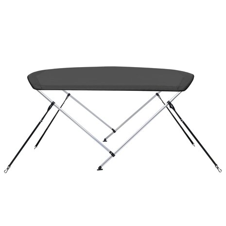 Biminitop 2-boogs 180x130x110 cm antracietkleurig 4