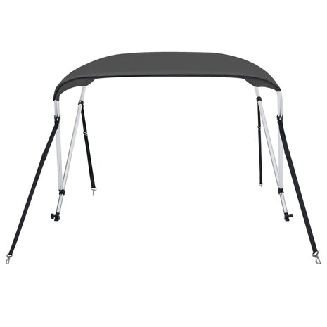 Biminitop 2-boogs 180x130x110 cm antracietkleurig 5