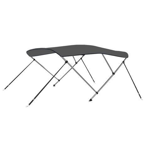Biminitop 3-boogs 183x140x137 cm antracietkleurig 2