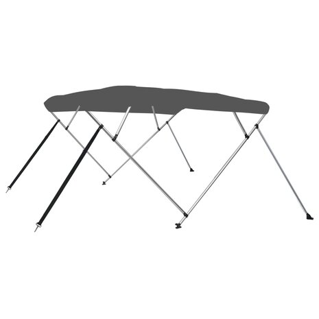 Biminitop 4-boogs 243x210x137 cm antracietkleurig 1