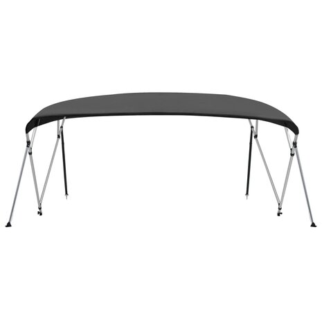 Biminitop 4-boogs 243x(230-244)x137 cm antracietkleurig 3