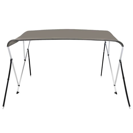 Biminitop 3 bogen 183x196x137 cm grijs 3